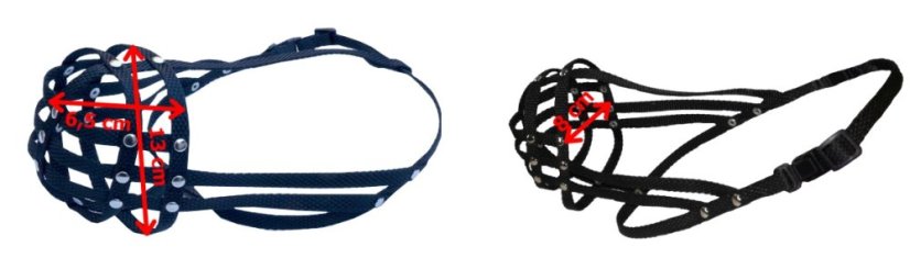 Náhubek popruh nylon buldoček