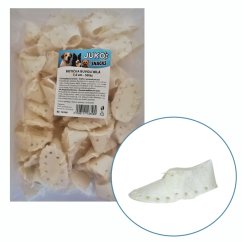 Botička z buvolí kůže bílá JUKO Snacks 7,5 cm (50 ks)