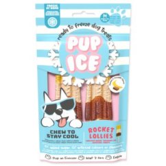 Pochoutka Pup Ice chladící s banánem a karobem 2ks 90g
