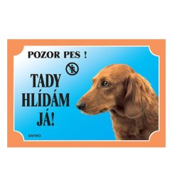 Cedulka Dafiko JEZEVČÍK dlouhosrstý