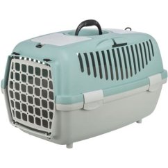 Transportní box CAPRI II, XS-S: 37x34x55cm (max. 8kg), světle šedá/šalvějová
