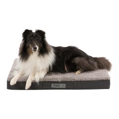 Ortopedická matrace BENDSON Vital, obdélníková, 120 × 72 cm, tmavě šedá/světle šedá