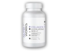 Collagen &amp; Hyaluronic Acid + C 90 kapslí