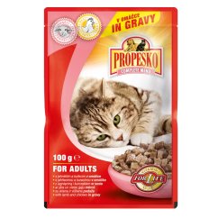 PROPESKO Cat jehněčí a kuřecí, kapsa 100 g