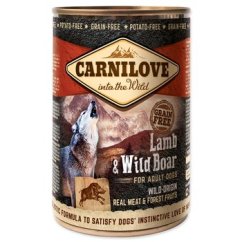 Konzerva Carnilove Dog Wild Meat jehně a divočák 400g