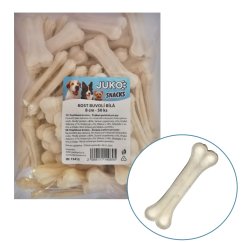 Kost buvolí bílá JUKO Snacks 8 cm (50 ks)