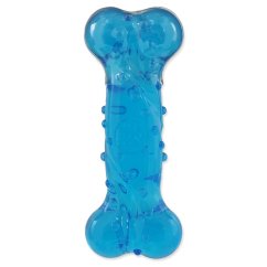 Hračka Dog Fantasy STRONG kost s vůní slaniny modrá 12,5cm