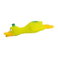 Oškubaná kachna s čupřinou, ležící, se zvukem, 18 cm, zelená, HipHop
