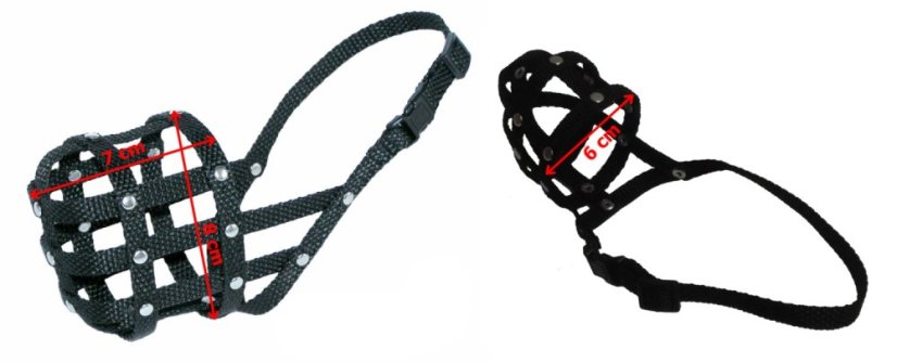 Náhubek popruh nylon č.02