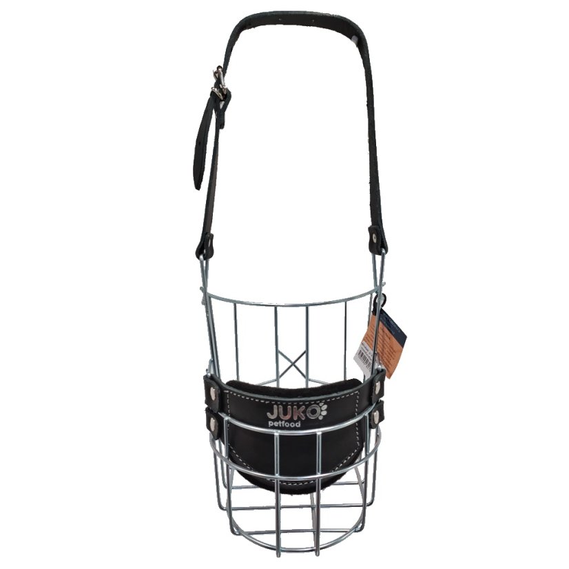 Náhubek zinek/kůže bernardýn, novofunland - fena