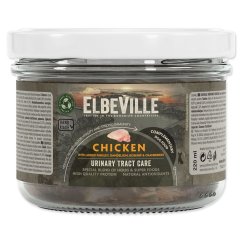 Sklenice Elbeville Dog Urinary Tract Care, kuřecí s přidanou petrželí, pampeliškou,  220ml