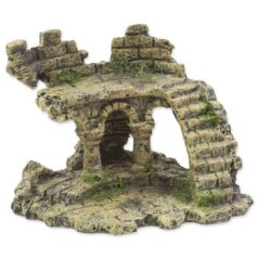 Dekorace Aqua Excellent Zřícenina hradu 13x9,7x9,5cm