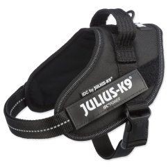 Postroj Trixie Julius-K9® IDC® černý XS/Mini: 40–53cm*22mm