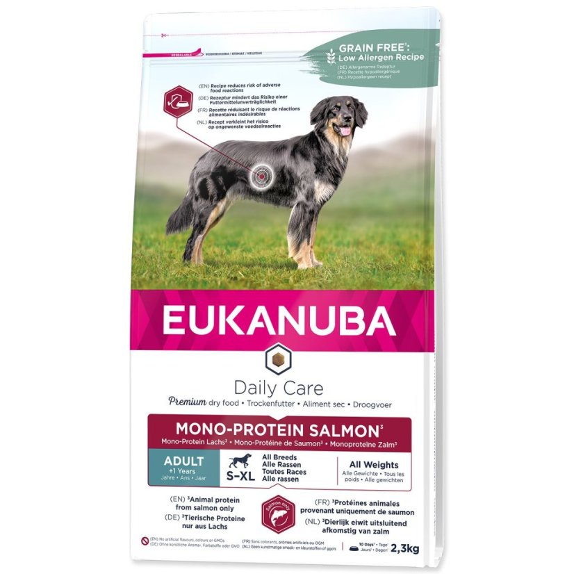 Krmivo EUKANUBA Daily Care Adult Mono Protein Salmon 2,3kg