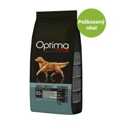 OPTIMAnova Dog Obesity Chicken & Rice 11,7-12 kg - Poškozený obal - SLEVA 15 %
