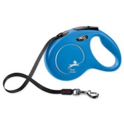 Vodítko Flexi Classic New páska M modré 5m
