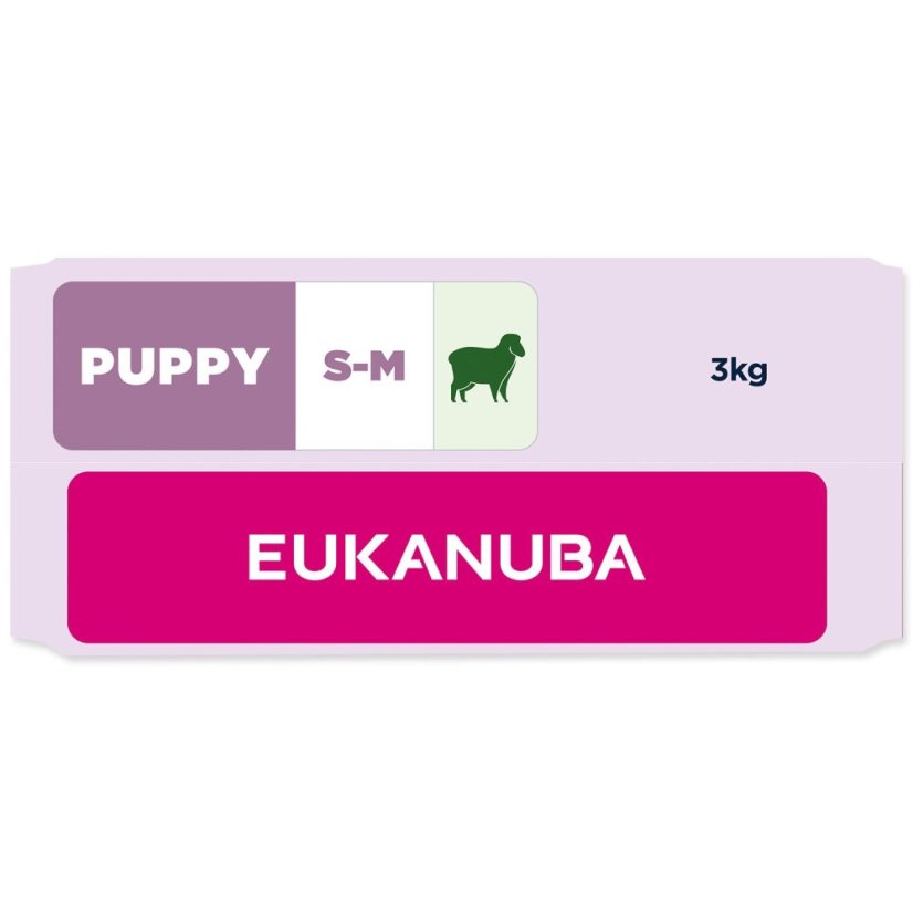 Krmivo EUKANUBA Puppy Small & Medium rich in lamb 3kg