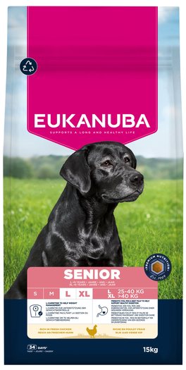 Krmivo EUKANUBA Senior Large rich in fresh chicken 15kg
