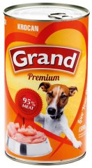 Grand Premium Dog krocan, konzerva 1300 g