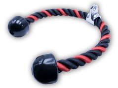Tricepsové lano na kladku Triceps Rope červené
