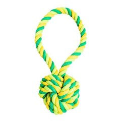 Přetahovadlo HipHop Dog bavlněné 24 cm /190 g, limetková, zelená