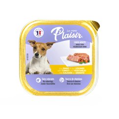 Plaisir Dog krůtí, vanička 300 g 