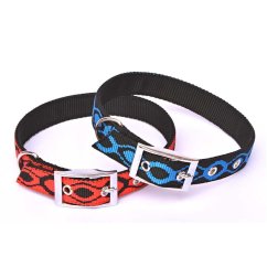 Obojek popruh kovové zapínání 35 - 45 x 2,5 cm