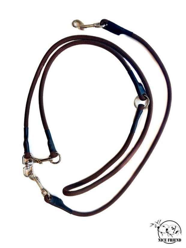 Lovecké vodítko nylonové 8 mm klasická karabina