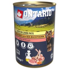 Konzerva Ontario jehněčí s bylinkami, paté 400g