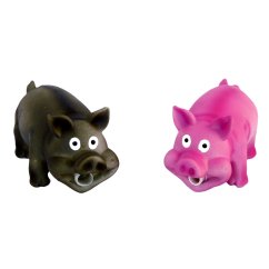 Prase malé chrochtající latex 16 cm