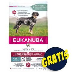 Krmivo EUKANUBA Daily Care Adult Mono Protein Salmon 2,3kg+Pochoutka Rasco Premium kuřecí plátky 80g