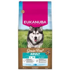 Krmivo EUKANUBA Grain Free Adult Large rich in ocean fish 12kg
