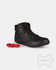 Unisex vysoká outdoorová barefoot obuv Kilpi BARE LEATHER HIGH-U
