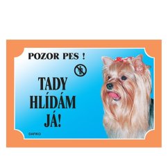 Cedulka Dafiko JORKŠÍRSKÝ TERIÉR