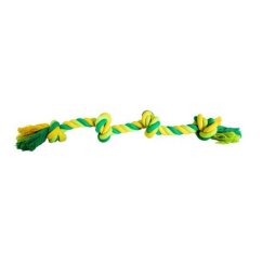 Uzel HipHop Dog bavlněný 4 knoty 60 cm / 340 g  limetková, zelená