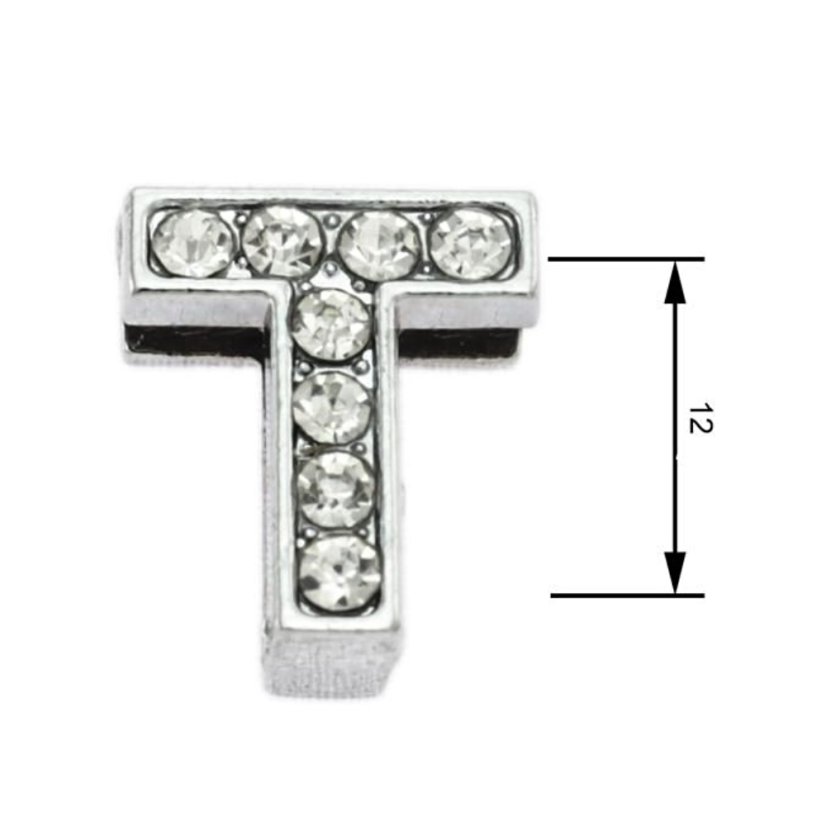 Navlékací písmenka T 12 mm