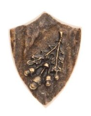 Dubová větvička (parohové bolo)