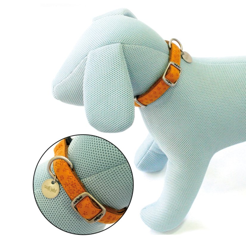 Obojek Mylord béžová 20 - 30 x 1 cm