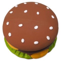 Hračka Dog Fantasy Latex hamburger se zvukem 8cm