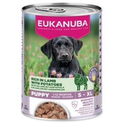 Konzerva EUKANUBA Puppy bohatá na jehněčí s bramborami 400 g