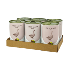 SIX PACK BOHEMIA Huí maso ve vlastní šťávě 400g