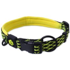 Obojek Active Dog Mystic M limetka 2x44-55cm
