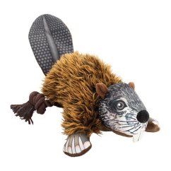 Bobr na laně HipHop Dog, 39 cm, plyšová hračka pro psy