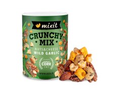 Crunchy mix - Sýr, crunchy corn a <b>oříšky</b> s medvědím česnekem 300g