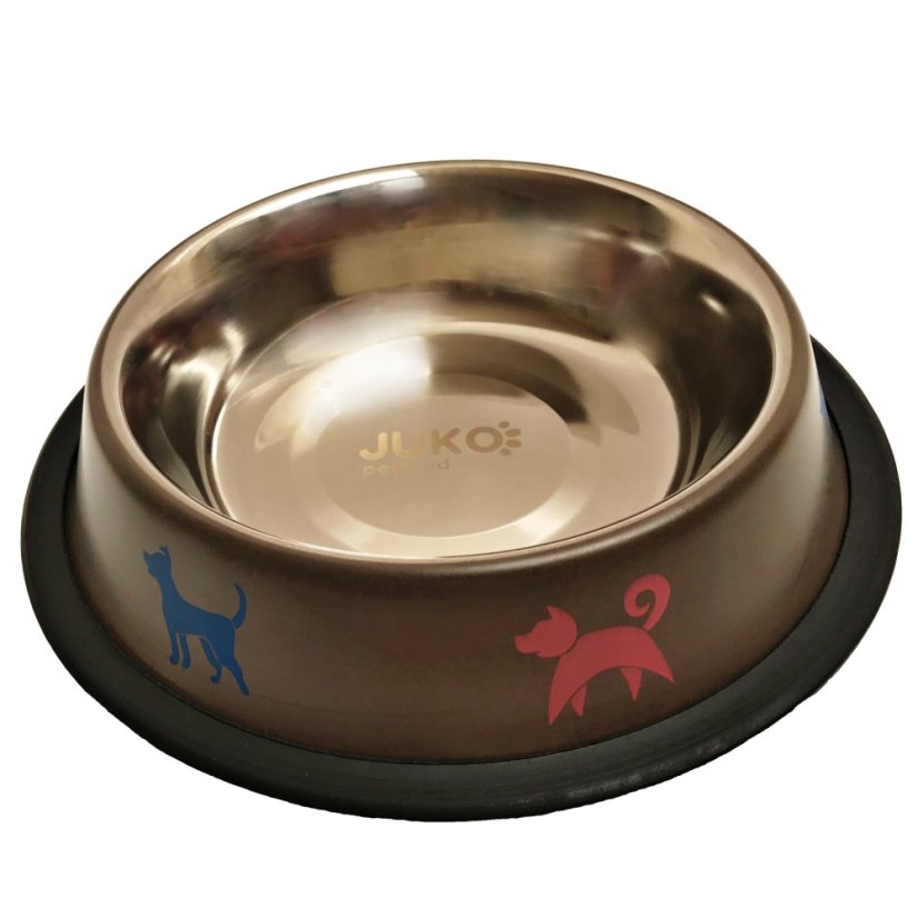 Miska nerez hnědá potisk 1,55 l