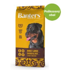 Banters Adult Large Chicken & Rice 15 kg - Poškozený obal - SLEVA 15 %