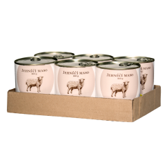 SIX PACK BOHEMIA Jehněčí maso ve vlastní šťávě 800 g