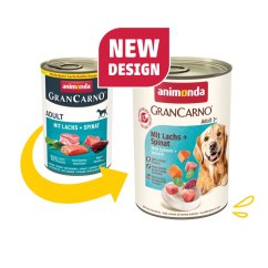 GRANCARNO Adult - s lososem a špenátem 400 g