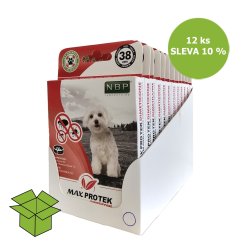 Max Protek repelentní fluorescenční obojek, pes 38 cm (12 ks) SLEVA 10 %