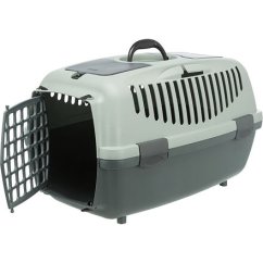 Be Eco transportní box CAPRI II, XS-S: 37x34x55cm (max. 8kg), antracitová/šedozelená